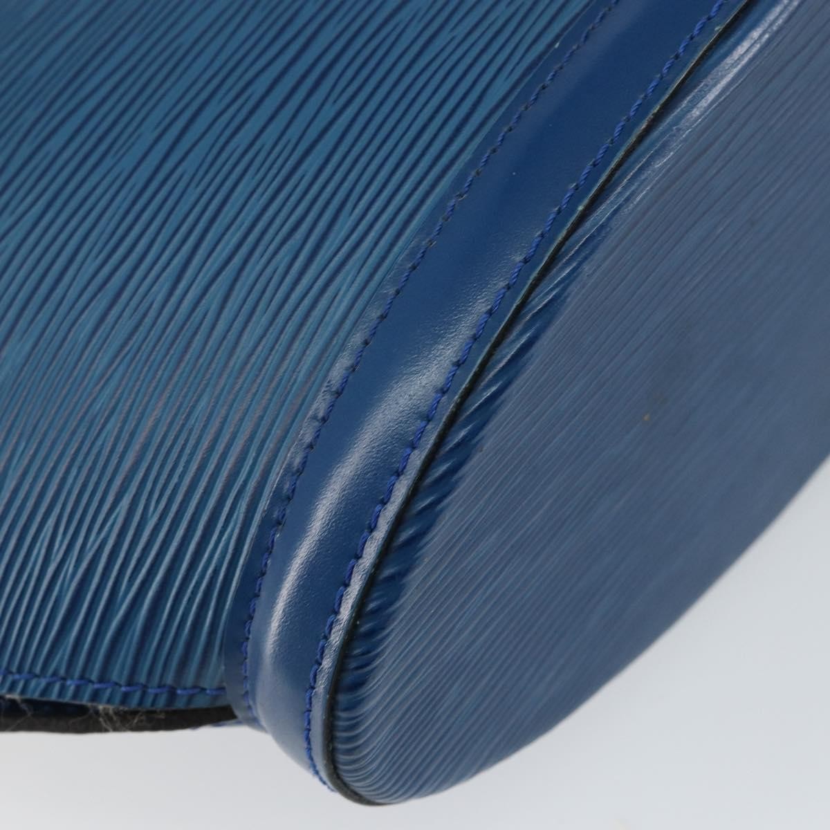 Louis Vuitton Saint Jacques Handbag Epi Leather, BLUE, LEATHER, Handbag