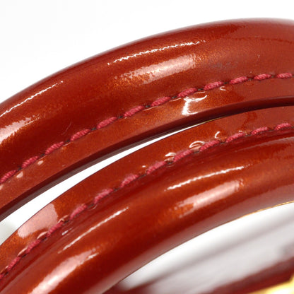 Louis Vuitton Alma Handbag Monogram Vernis, RED, PATENT_LEATHER, Handbag