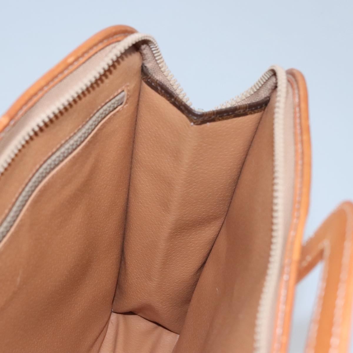 Celine Macadam Briefcase Canvas and leather, BROWN, CANVAS, Briefcase