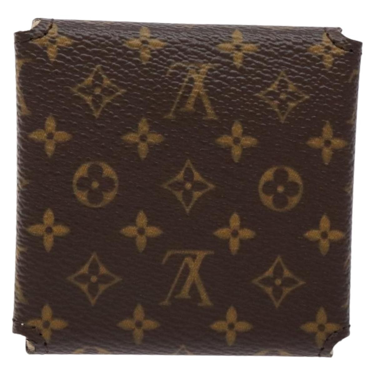 Louis Vuitton CASE JEWELRY BOX Canvas, BROWN, CANVAS, Wallets