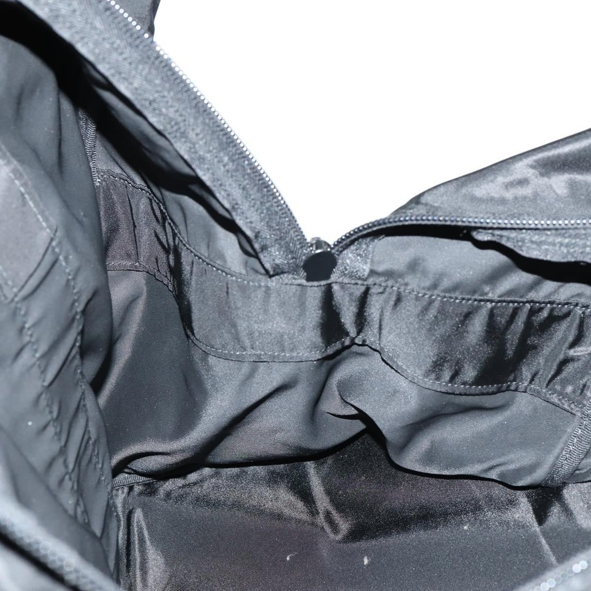 Prada Boston Bag Tessuto, BLACK, NYLON, Handbag