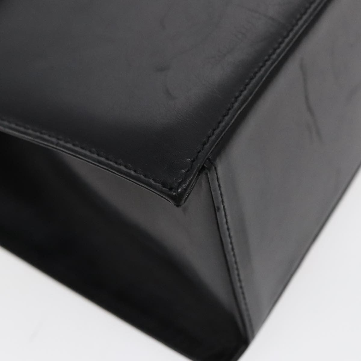 Salvatore Ferragamo Vintage Shoulder Bag Leather, BLACK, LEATHER, Shoulder bag