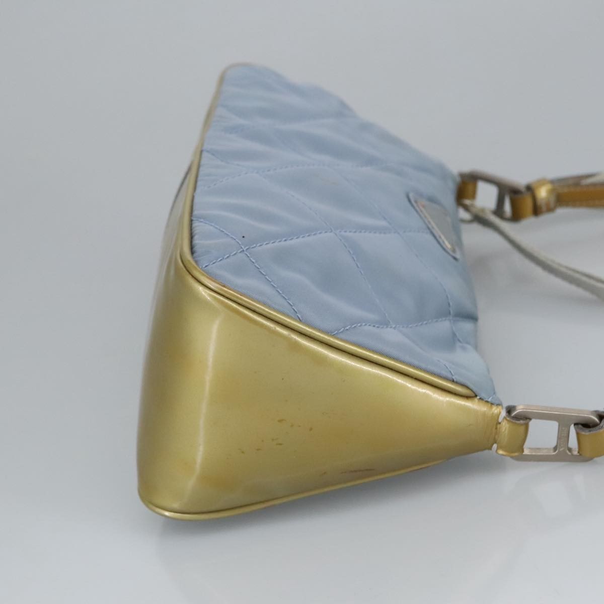 Prada Vintage Shoulder Bag Tessuto, BLUE, NYLON, Shoulder bag