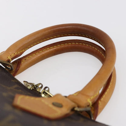 Louis Vuitton Alma Handbag Monogram Canvas, BROWN, CANVAS, Handbag