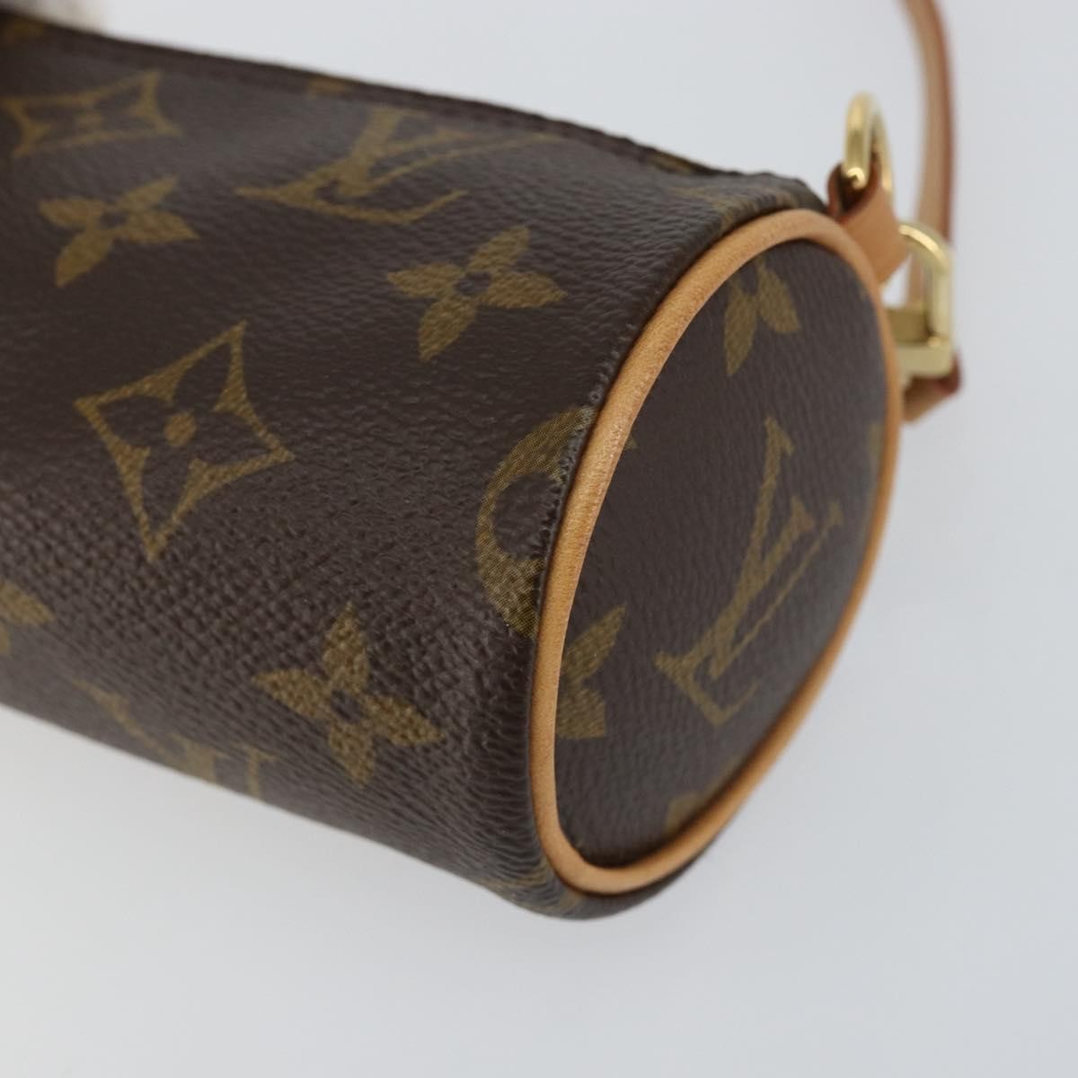 Louis Vuitton Papillon Pochette Monogram Canvas, BROWN, CANVAS, Clutche & pouche
