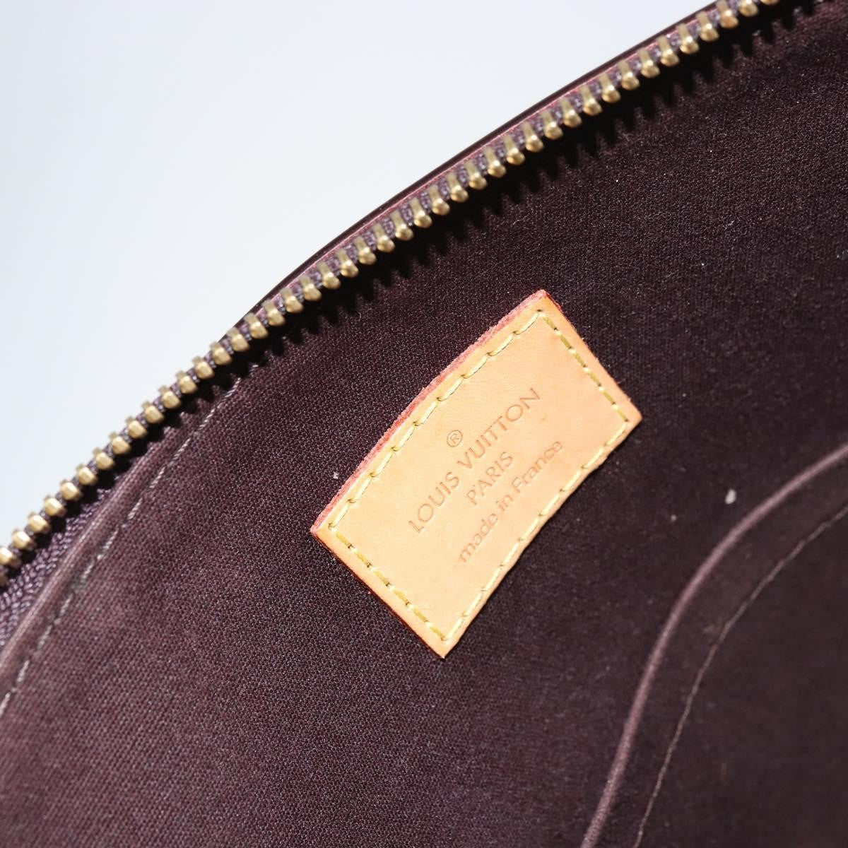 Louis Vuitton Bellevue Handbag Monogram Vernis, BROWN, PATENT_LEATHER, Tote bag