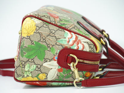 Gucci Convertible Boston Bag Tian Print GG Coated Canvas, MULTICOLOUR, CANVAS, Travel bag