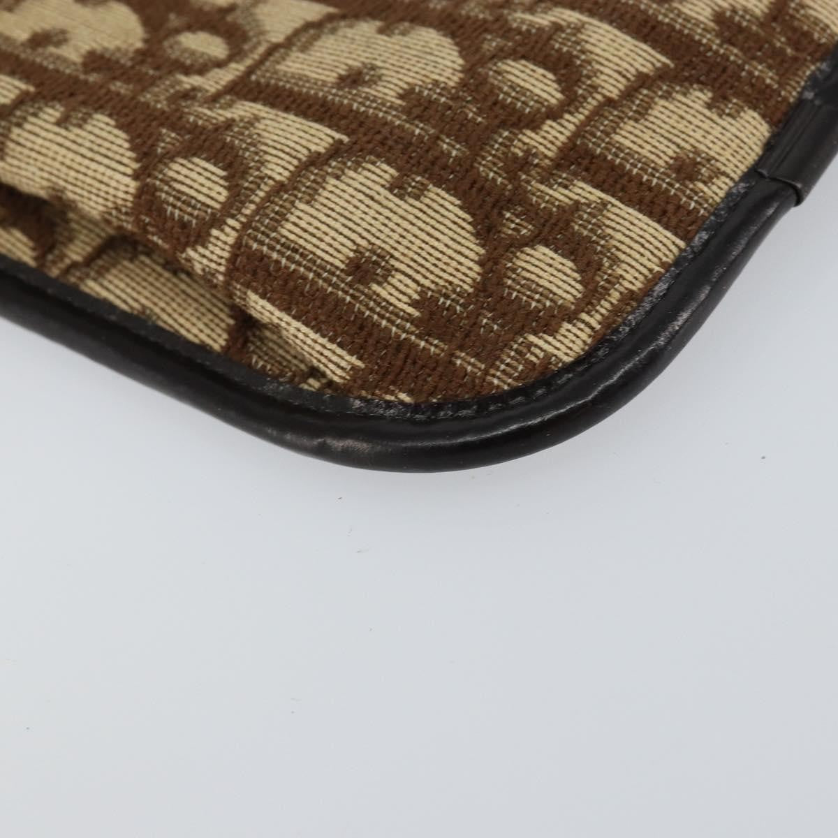 Christian Dior Trotter pouch Canvas, BEIGE, CANVAS, Clutche & pouche