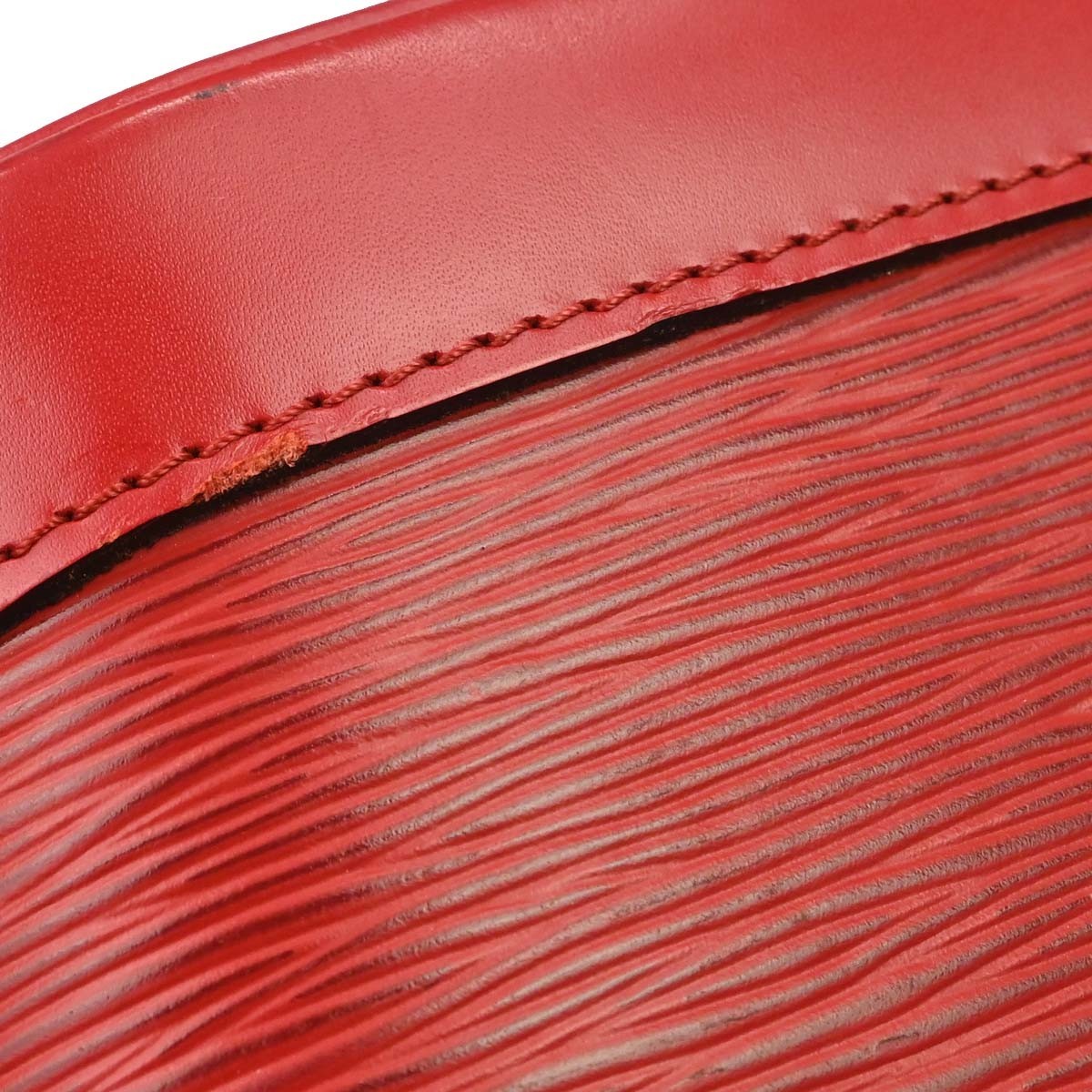 Louis Vuitton Alma Handbag Epi Leather, Red, Leather, Handbag