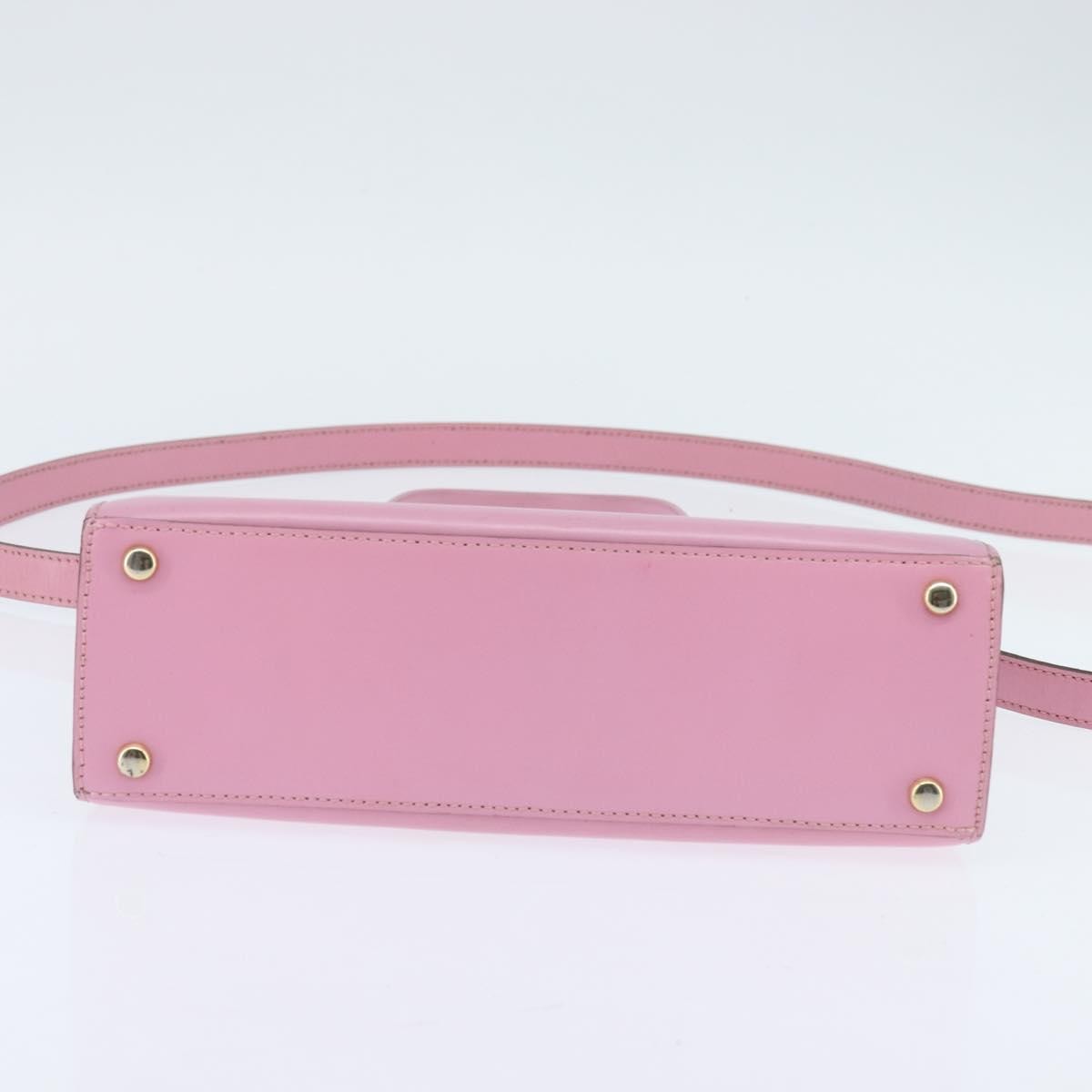 Celine Handbag Leather, PINK, LEATHER, Handbag
