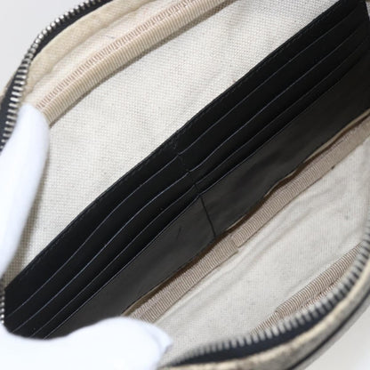 Gucci Wristlet Clutch Diamante Canvas, BEIGE, PVC, Clutche & pouche