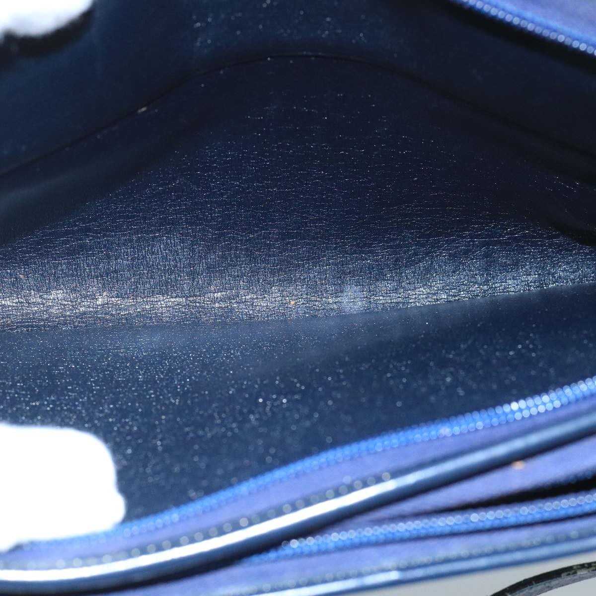 Christian Dior Vintage Trotter Crossbody Bag Diorissimo Coated Canvas, NAVY, CANVAS, Shoulder bag