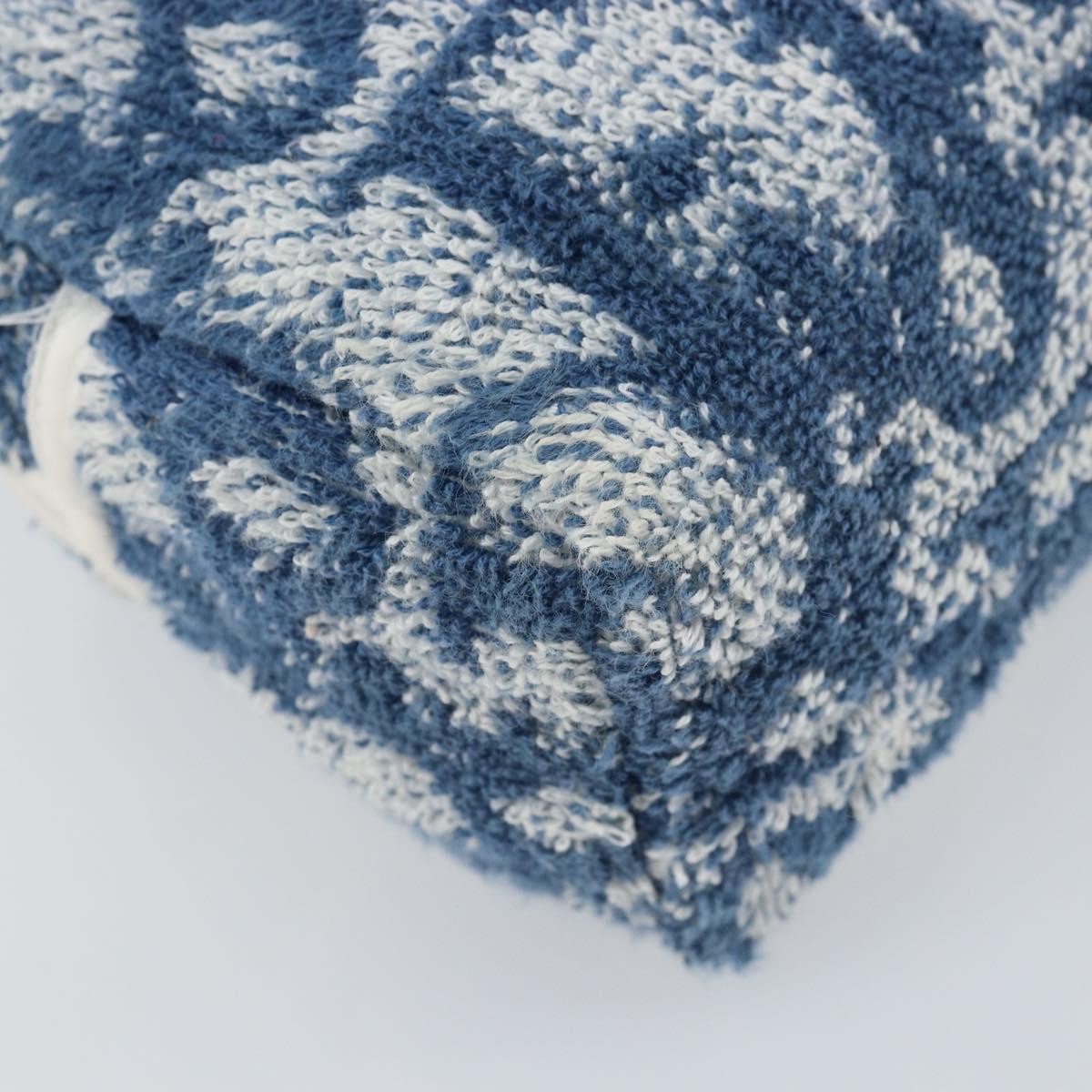 Christian Dior Vintage Trotter Handbag Canvas, BLUE, CANVAS, Handbag