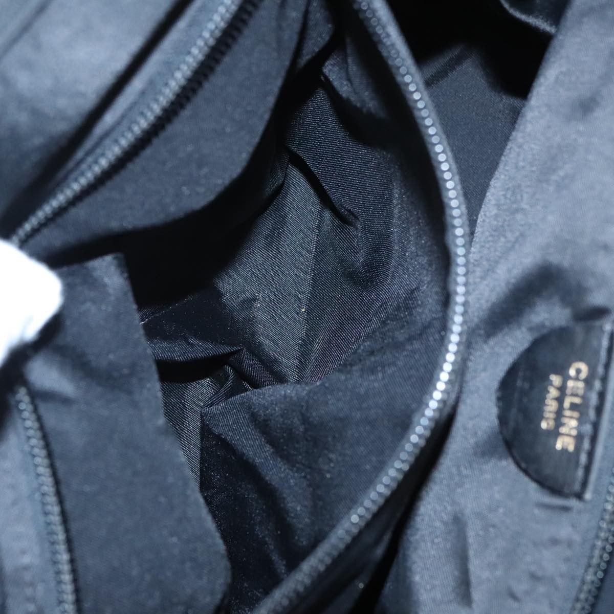 Celine Handbag Nylon, BLACK, NYLON, Handbag