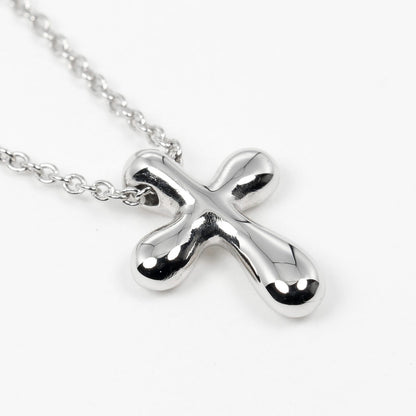 Tiffany & Co. Cross Pendant Silver, SILVER, PLATINUM, Necklace