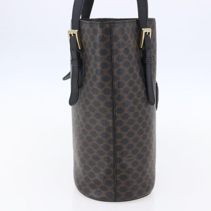 Celine Vintage Macadam Tote bag Canvas, BROWN, CANVAS, Tote bag