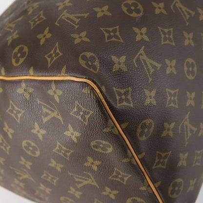 Louis Vuitton Keepall Bag Monogram Canvas, BROWN, CANVAS, Travel bag