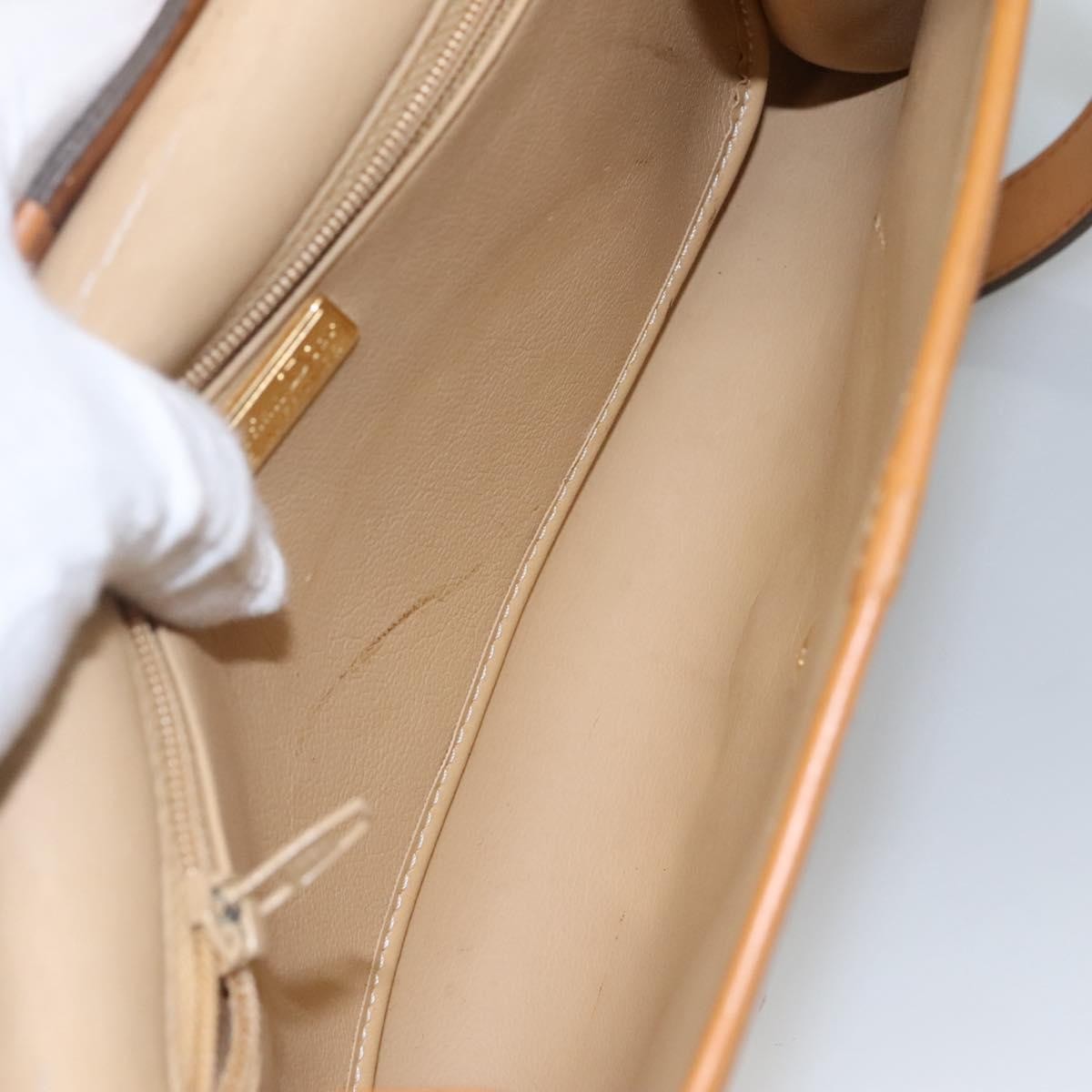 Christian Dior CD Shoulder bag Leather, BEIGE, LEATHER, Shoulder bag