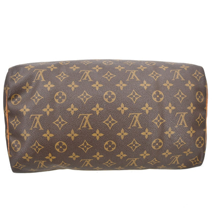 Louis Vuitton Speedy Handbag Monogram Canvas, BROWN, CANVAS, Handbag