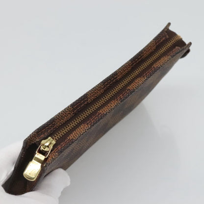Louis Vuitton Marais Bucket Zip Pouch Damier, BROWN, CANVAS, Clutche & pouche