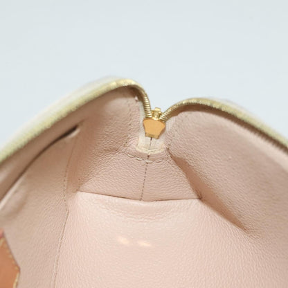 Louis Vuitton Cosmetic Pouch Damier, WHITE, CANVAS, Toiletry Case