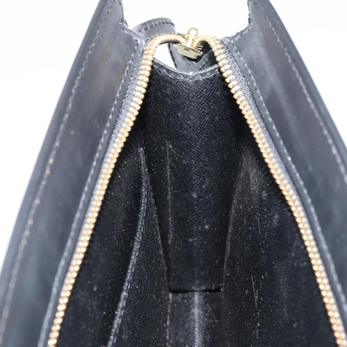 Louis Vuitton Pochette Homme Epi Leather, BLACK, LEATHER, Clutche & pouche