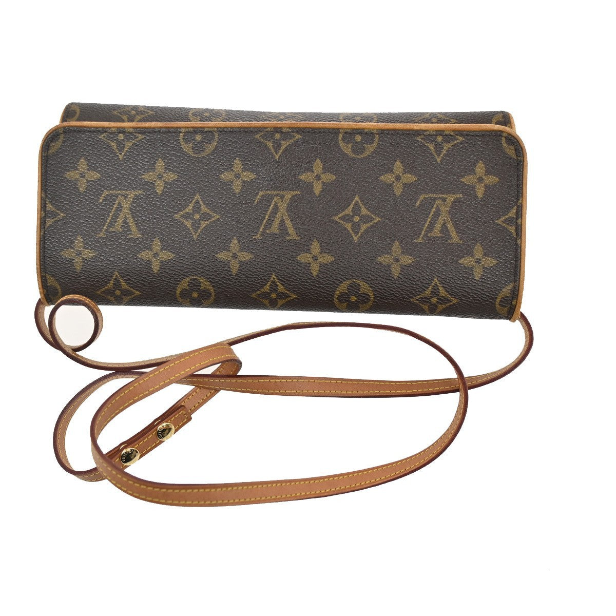 Louis Vuitton Twin Handbag Monogram Canvas, BROWN, CANVAS, Shoulder bag