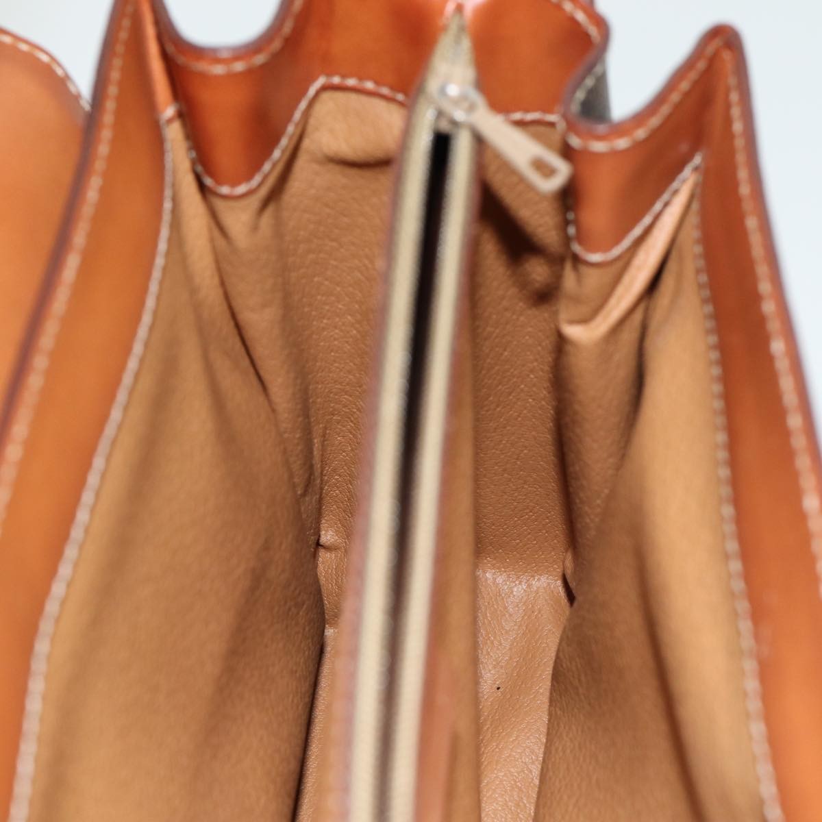 Celine Vintage Convertible Top Handle Bag Macadam Coated Canvas, BROWN, CANVAS, Handbag