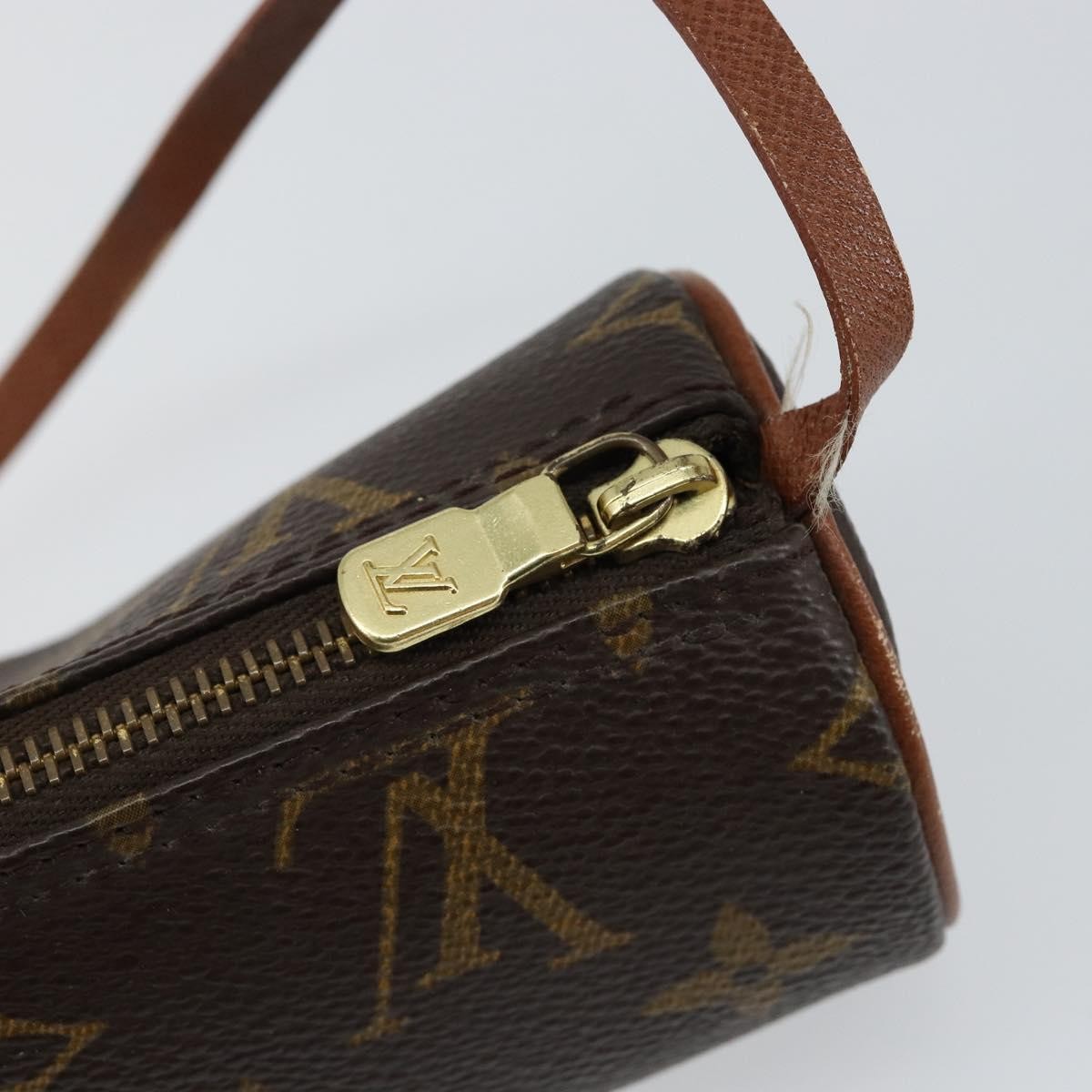 Louis Vuitton Papillon Pochette Monogram Canvas, BROWN, CANVAS, Clutche & pouche