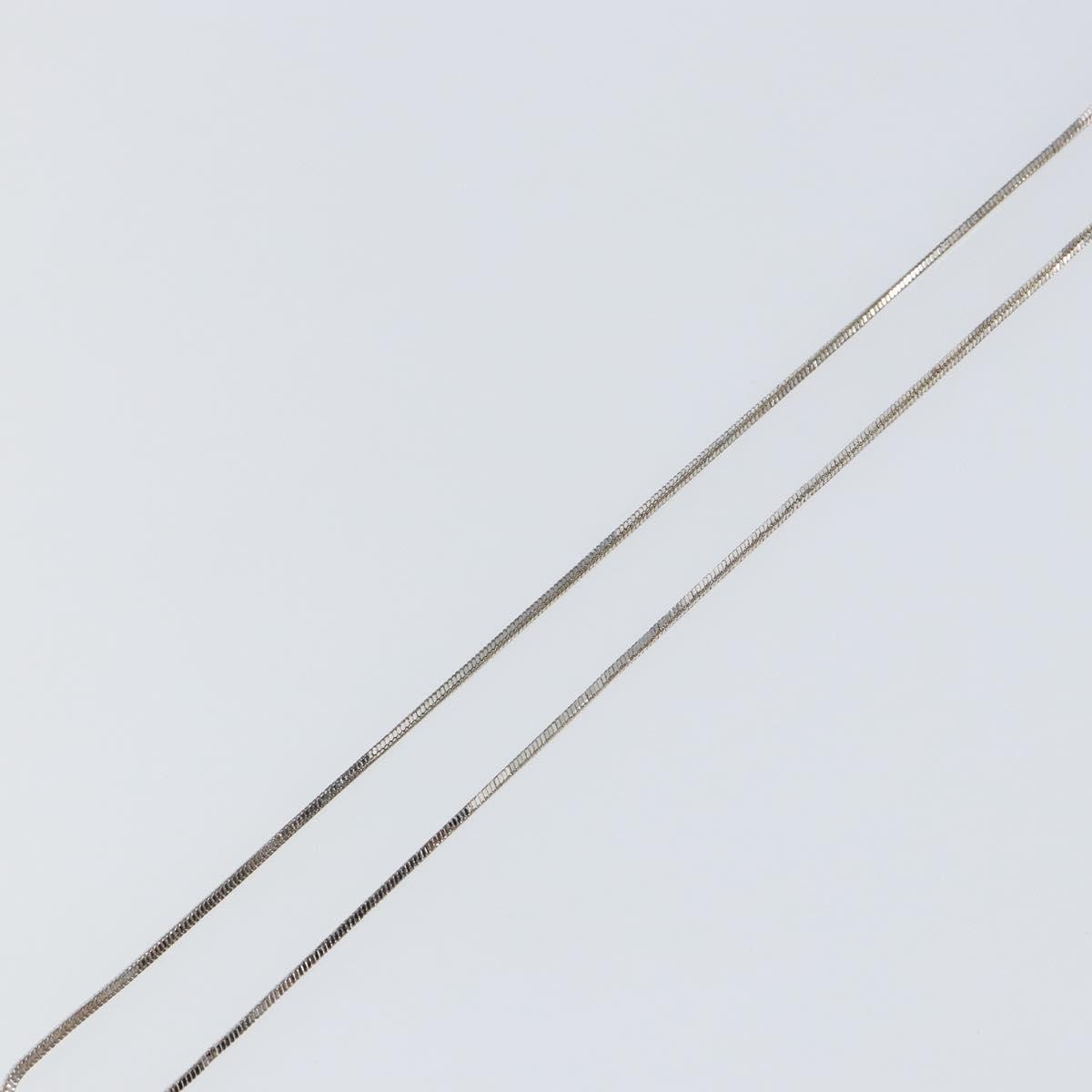 Christian Dior Trotter Pendant Necklace Metal, SILVER, METAL, Necklace