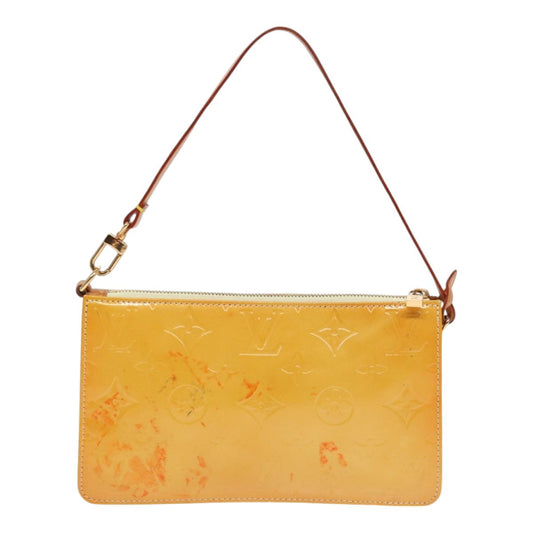 Louis Vuitton Lexington Pochette Monogram Vernis, YELLOW, PATENT_LEATHER, Clutche & pouche
