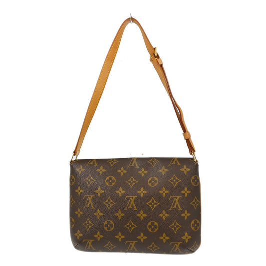 Louis Vuitton Musette Tango Handbag Monogram Canvas, Brown, Canvas, Shoulder Bag