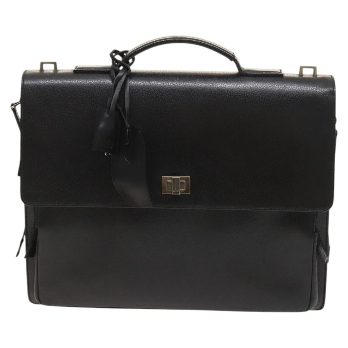 Gucci Briefcase Leather, BLACK, LEATHER, Briefcase