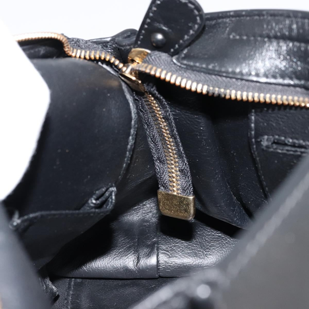 Salvatore Ferragamo Sofia Satchel Leather, Black, Leather, Handbag