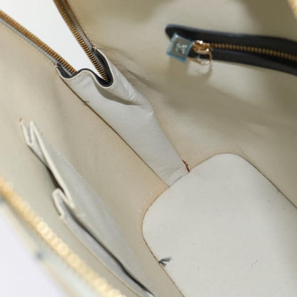 Louis Vuitton Alma Handbag Mini Lin, BLUE, CANVAS, Handbag