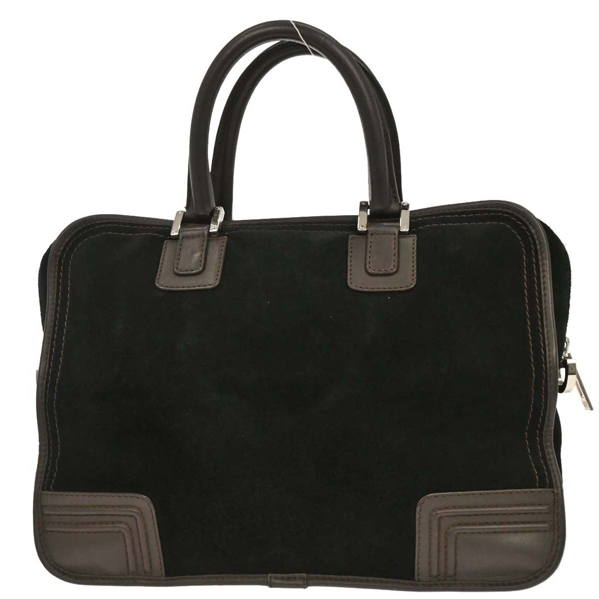 Loewe Amazona Bag Suede, BLACK, SUEDE, Handbag