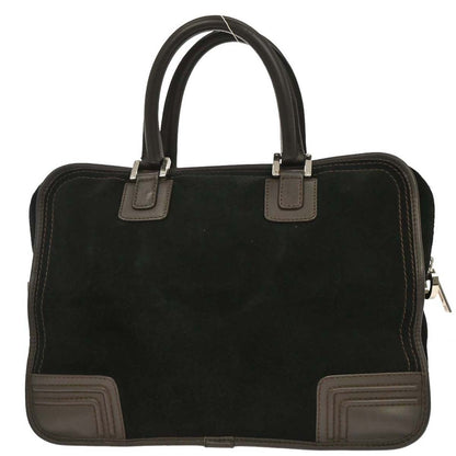 Loewe Amazona Bag Suede, BLACK, SUEDE, Handbag