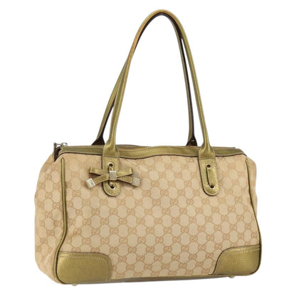 Gucci Princy Zip Tote GG Canvas, BEIGE, CANVAS, Shoulder bag