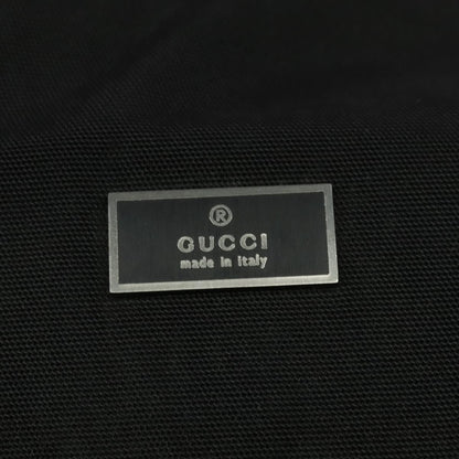 Gucci Side Pocket Flap Messenger Bag Nylon, BLACK, NYLON, Shoulder bag