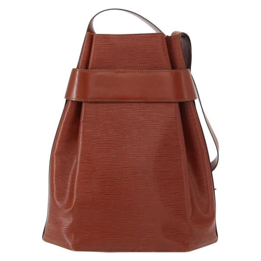 Louis Vuitton Vintage Sac d'Epaule Handbag Epi Leather, BROWN, LEATHER, Shoulder bag