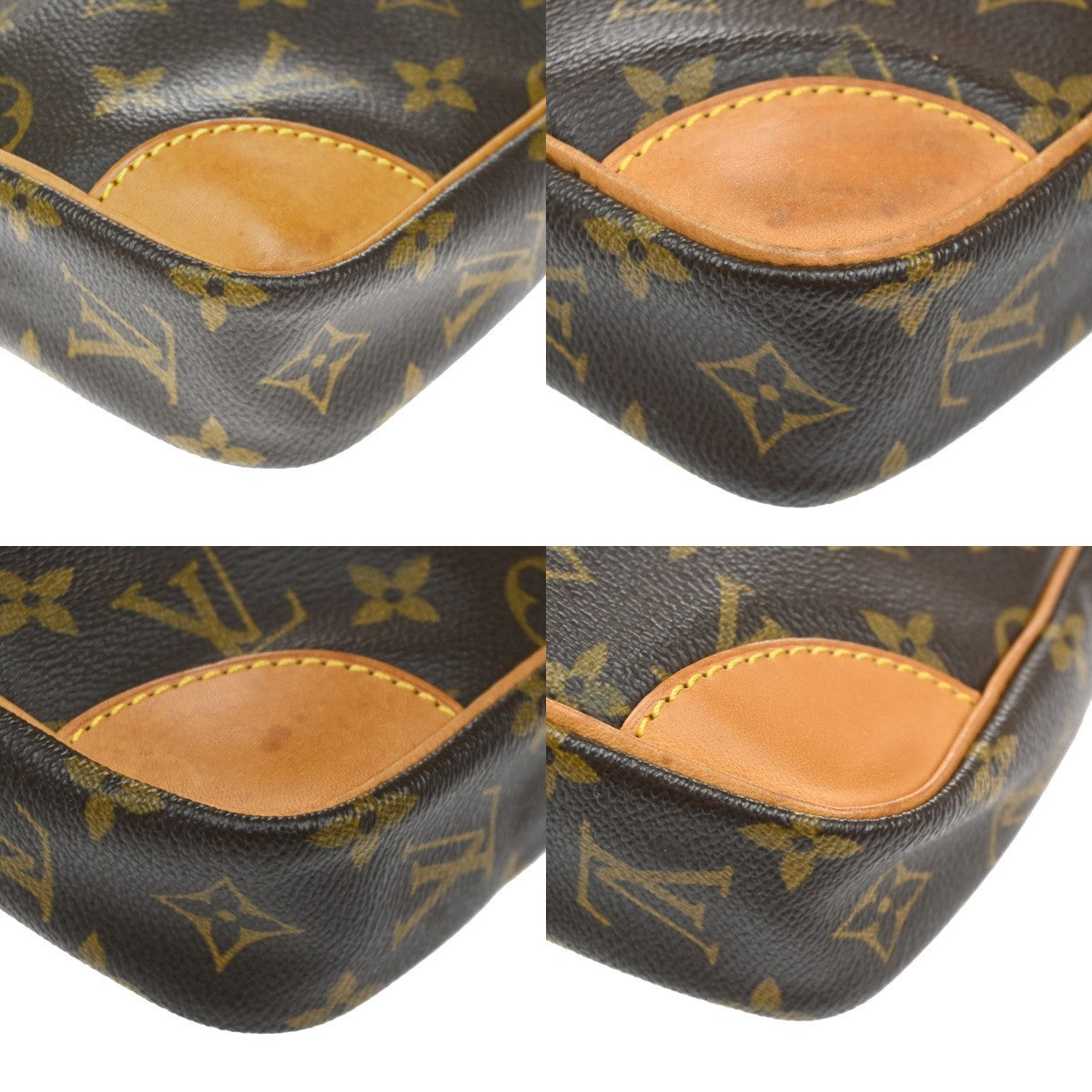 Louis Vuitton Danube Handbag Monogram Canvas, Brown, Canvas, Shoulder Bag