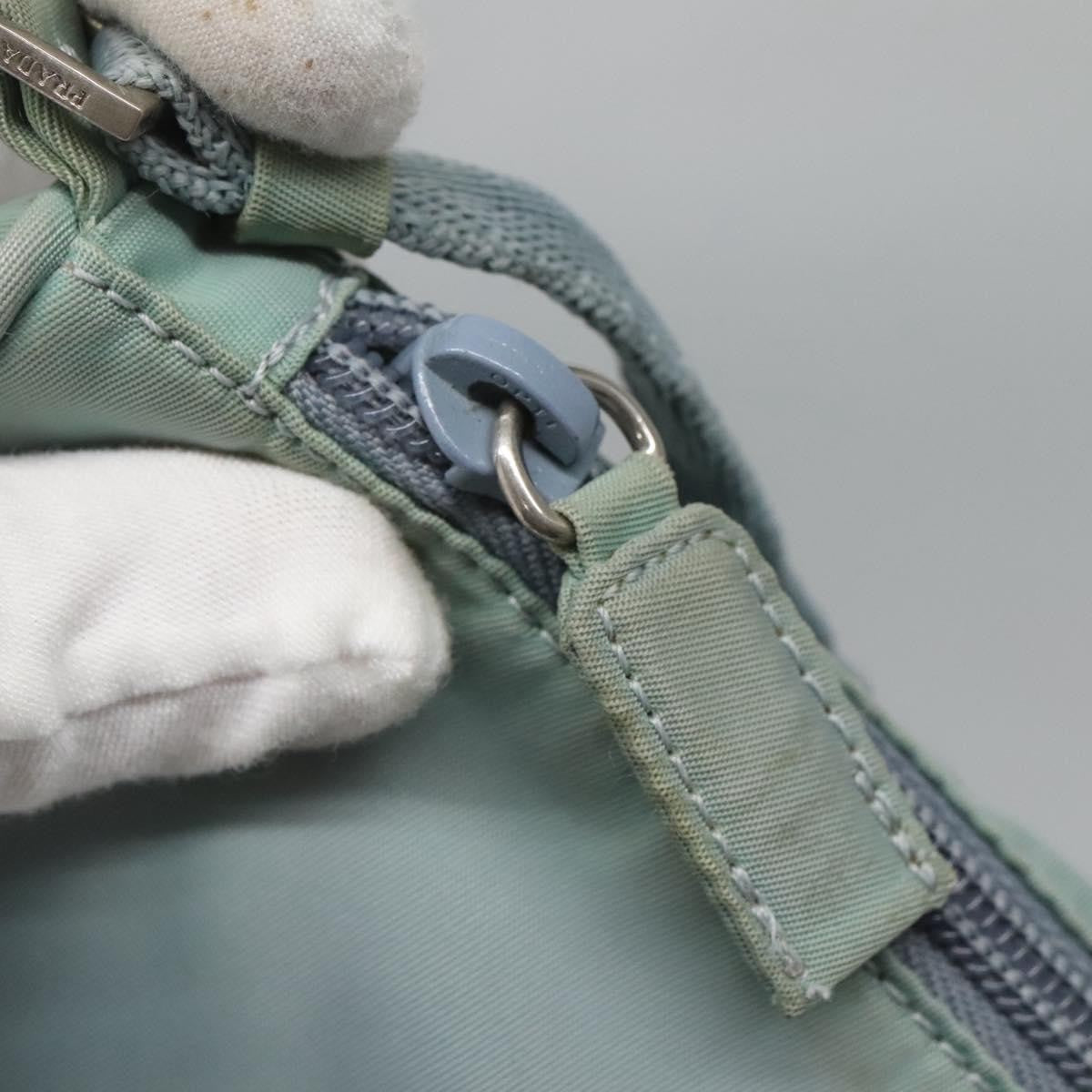 Prada Pochette Shoulder Bag Tessuto, BLUE, NYLON, Clutche & pouche