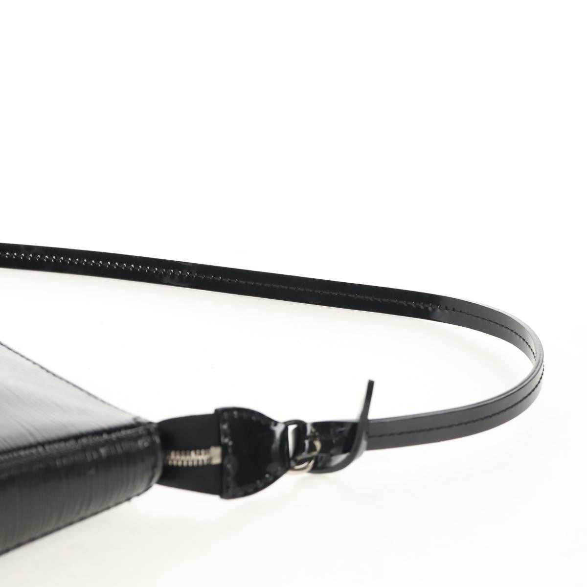 Louis Vuitton Pochette Accessoires NM Electric Epi Leather, BLACK, LEATHER, Clutche & pouche