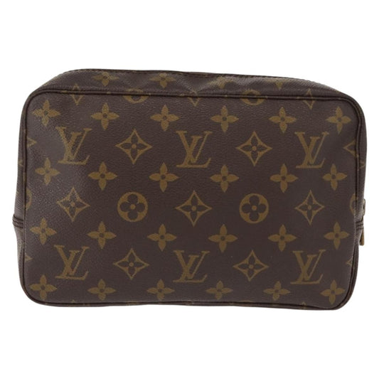 Louis Vuitton Trousse Toiletry Pouch Monogram Canvas, BROWN, CANVAS, Toiletry Case