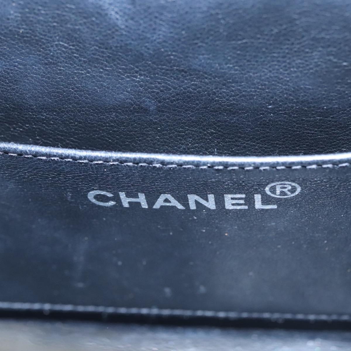 Chanel Vintage Vanity Case Patent, BLACK, PATENT_LEATHER, Toiletry Case