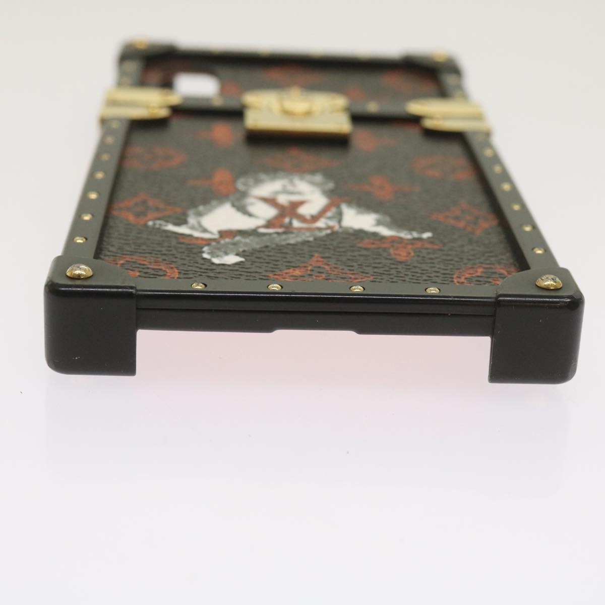 Louis Vuitton Phone case Canvas, BLACK, METAL, Tech accessory