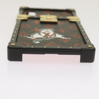 Louis Vuitton Phone case Canvas, BLACK, METAL, Tech accessory