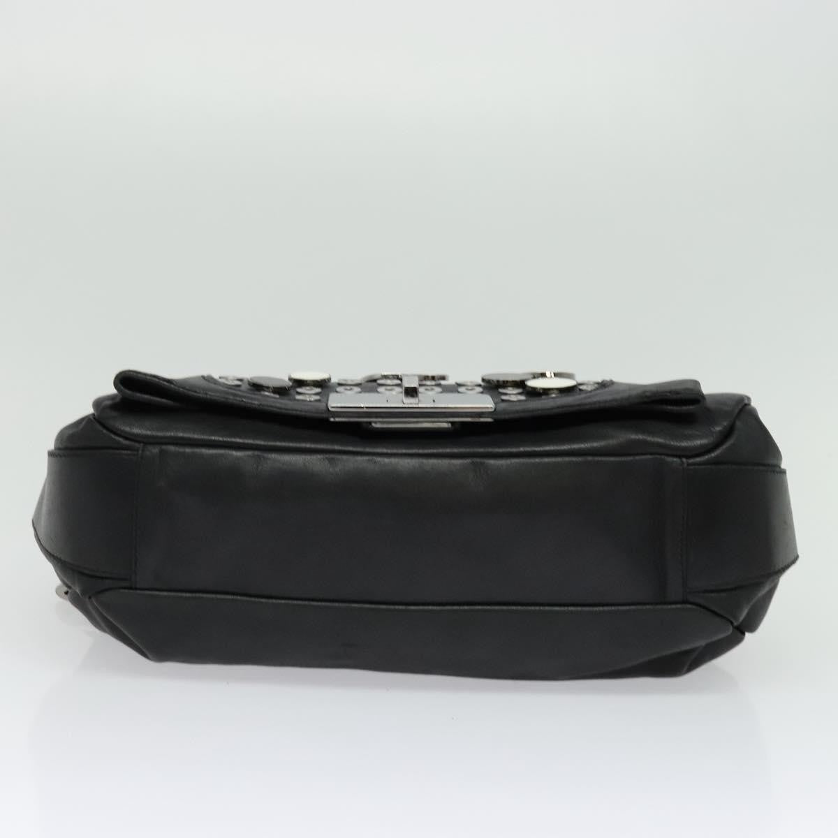 Celine Handbag Leather, BLACK, LEATHER, Handbag
