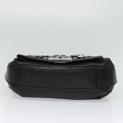 Celine Handbag Leather, BLACK, LEATHER, Handbag