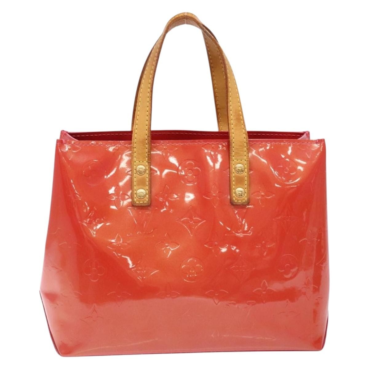Louis Vuitton Reade Handbag Monogram Vernis, PINK, PATENT_LEATHER, Handbag